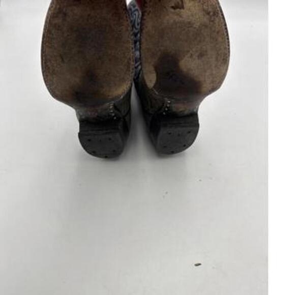 Tony Lama Vintage Black Label 8502 Grey Wester Boots Men's Size 9D - Picture 5 of 5